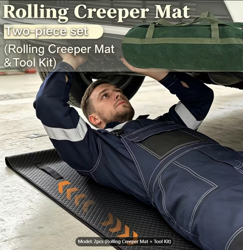 Rolling Creeper Mat for Automotive Work - Image 2