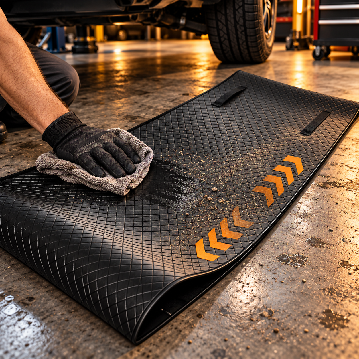 Rolling Creeper Mat for Automotive Work - Image 9